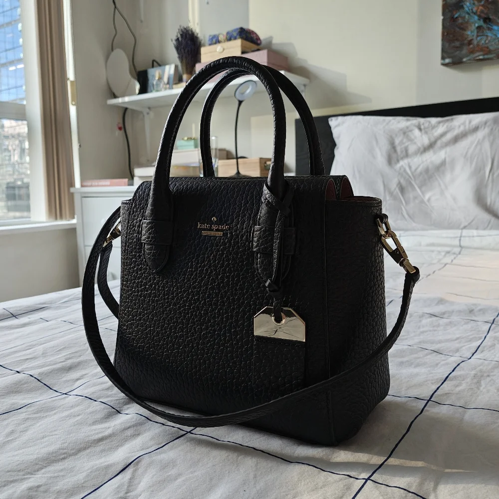 NWOT Kate Spade Leather Top Handle Tote - COPY - Picture 1 of 15